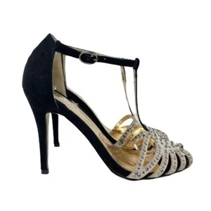 Madden Girl Dimitrus Mary Jane Stiletto Heel Faux Leather Studded Gladie 7.5 - Picture 1 of 13