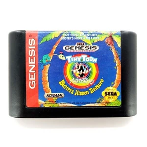 Tiny Toon Adventures: Buster's Hidden Treasure (Sega Genesis, 1993) Authentic - Picture 1 of 4