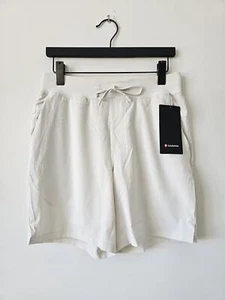 NWT LULULEMON BONE Off White T.H.E. Shorts 7" Linerless Men's XL - Picture 1 of 8
