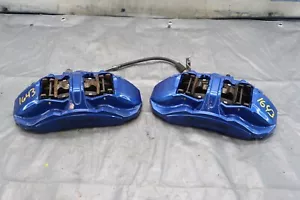 Ford Mustang Shelby GT350 2016 5,2 L OEM pinzas de freno delanteras azules Brembo #1643 - Imagen 1 de 6