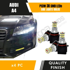 4 x P13w 36 SMD LEDS AUDI A4 B8 DRL DAYTIME RUNNING LIGHTS WHITE BRIGHT KIT - Picture 1 of 2