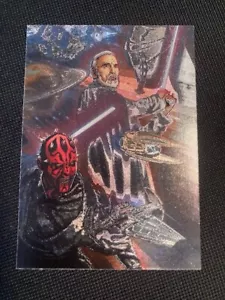 2012 Topps Star Wars Galaxy Serie 7 Karten Etched Foil Chase Puzzle Insert #4 - Bild 1 von 2