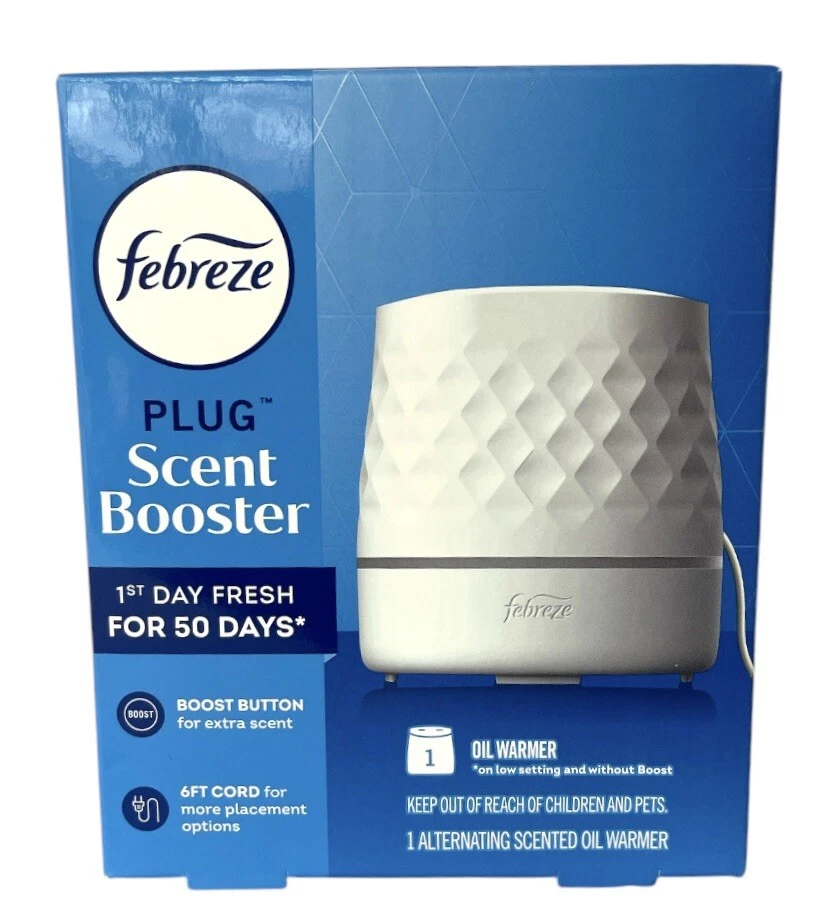 2X Febreze PLUG Scent Booster Continuous Scent Device Oil Diffuser