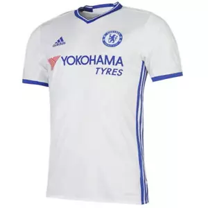 CHELSEA F.C. 2016/17 3rd (2XL) WHITE ADIDAS S/S FOOTBALL SHIRT SOCCER JERSEY NEW - Picture 1 of 4