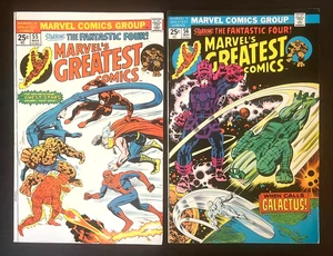 Marvel's Greatest Comics #55, 56 Fantastic Four Galactus Silver Surfer 1974-1975 - Bild 1 von 6
