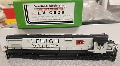 Overland Models HO Lehigh Valley C628 Road 640 OMI-5978 CUSTOM PAINTED OMI - Image 1 of 4