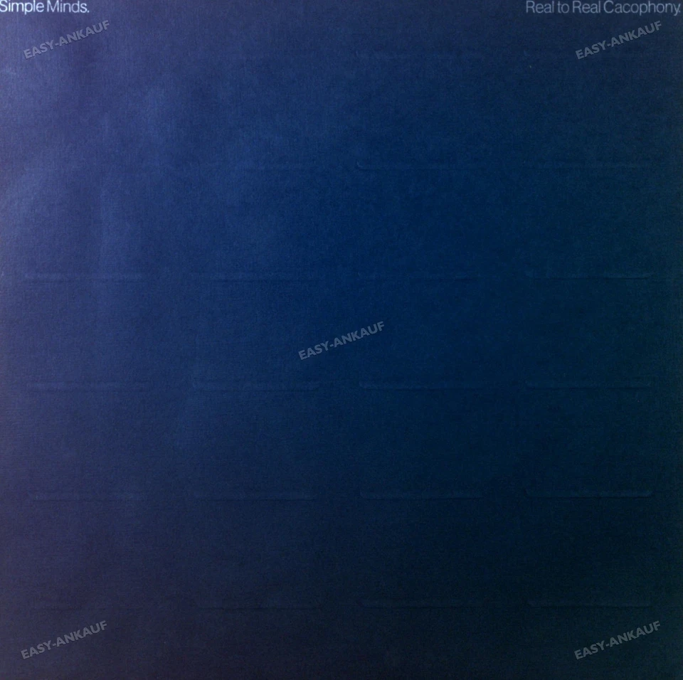 Simple Minds - Real To Real Cacophony LP (VG+/VG+) '* - Image 1 of 1