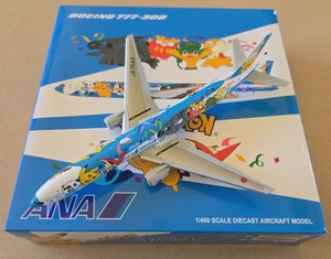 1:400 JC Wings Boeing 777-300 ANA All Nippon Airways Pokemon JA754A Flaps Down - Picture 1 of 5