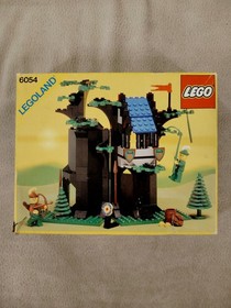 ⭐ LEGO SET 6054 - ONLY BOX - FORESTMEN'S HIDEOUT VINTAGE CASTLE 