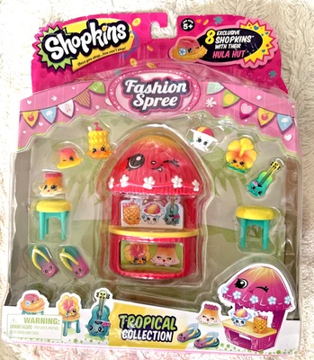 SHOPKINS FASHION SPREE Season 8 Tropical Collection Playset NEW! - image 1 of 4