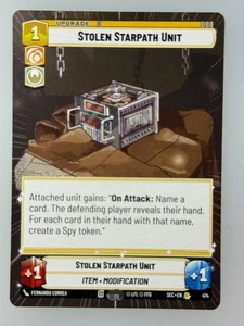 Star Wars Unlimited - Stolen Starpath Unit Hyperspace 474 - Picture 1 of 1