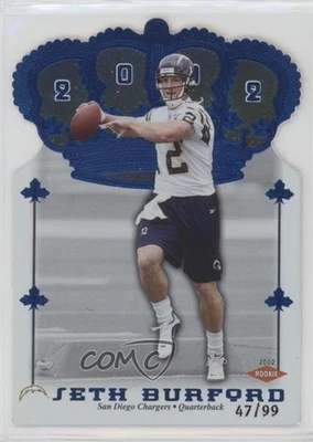 2002 Pacific Crown Royale Blue /99 Seth Burford #205 Rookie RC - Image 1 of 2