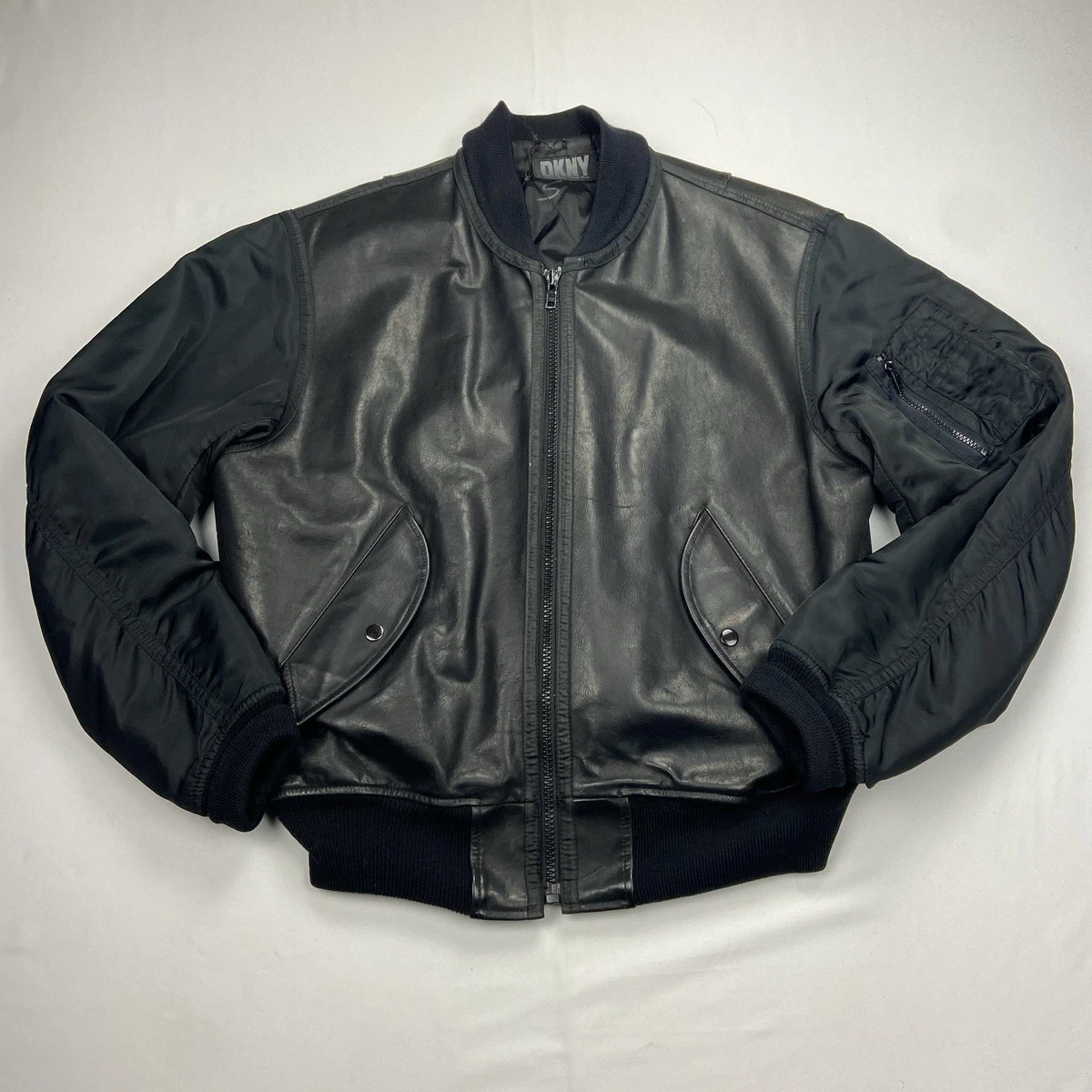 DKNY Leather Outer Shell Coats, Jackets & Vests for Men for Sale