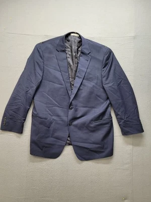 Chaqueta Joseph Abboud Hombres Super 120s 46R Azul Lana 2 Botones Calce Clásico Blazer Foto 1 de 4