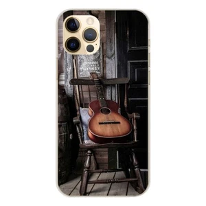 Coque en silicone imprimée compatible Apple iPhone 12 Pro Guitare - Photo 1 sur 6