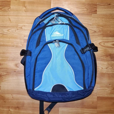 Mochila con sistema de correa de suspensión High Sierra senderismo viaje escuela portátil bolsa Foto 1 de 4