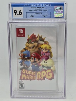 Super Mario RPG Nintendo Switch, NTSC  CGC Grade 9.6 A++ Seal - Image 1 of 4