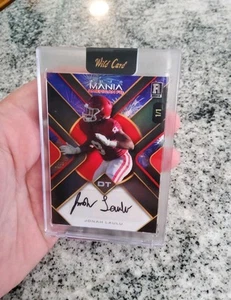 Jonah Laulu 1/1 RC Auto 2024 Wild Card Auto Mania, American FB, Raiders 🔥  - Imagen 1 de 2