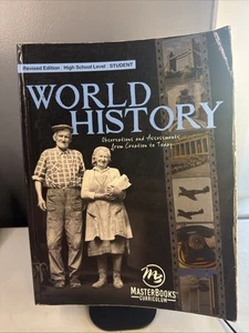 World History High School Level (Revised Edition) Masterbooks 2020 Stobaugh - Picture 1 of 9