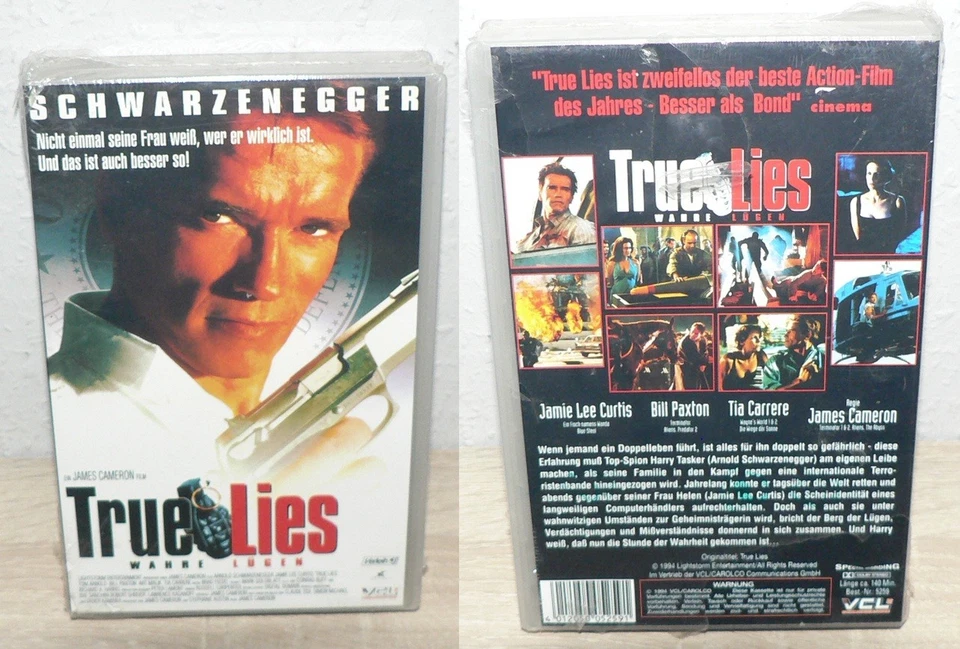 True Lies - Wahre Lügen VHS mit Jamie Lee Curtis u.a. NEU OVP  *Rarität* :-) - Bild 1 von 1