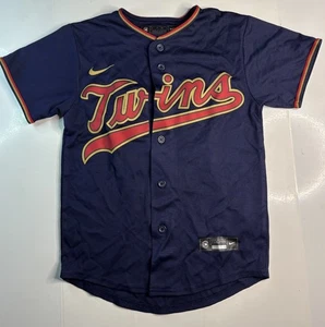 Nike Engineered Minnesota Twins #17 Jose Berrios Alt Jersey Blue Youth Small MLB - Picture 1 of 7