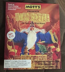 De colección 1996 Mott’s Mind Castle Word Juego de Computadora Disquete Promoción - Imagen 1 de 2