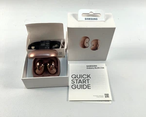 Samsung Galaxy Buds Live Mystic Bronze – True Wireless ANC Earbuds w/ Case - Photo 1 sur 5