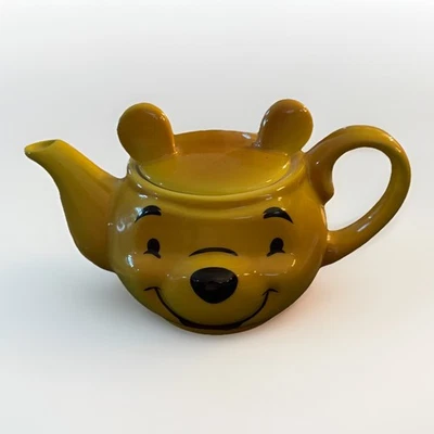 Walt Disney Character Teapot Collection Small Winnie the Pooh Face Cardew Design - Image 1 of 4