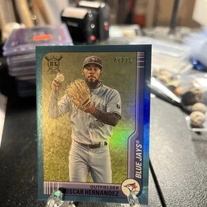 2021 Topps Big League - Teoscar Hernandez #3 Electric Blue Foil /25 - Picture 1 of 2