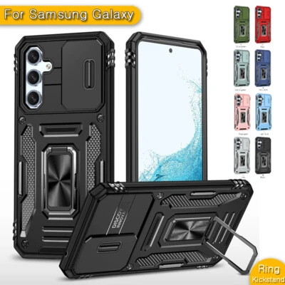 Coque Etui Antichoc Pour Samsung S24 S25 Ultra S23 S22 S21 A56 Stand Case Cover