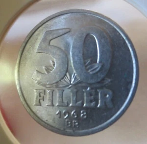 HUNGARY 50 Filler COIN 1968 - Picture 1 of 2
