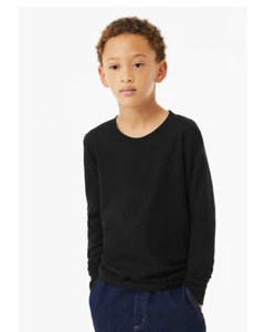Bella + Canvas 3513Y Youth Triblend Long-Sleeve T-Shirt - Picture 1 of 3
