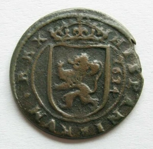 Zaldi2010 - Felipe IV, 8 Maravedis from 1624, Segovia. 5.47 grams/26.5 mm - Picture 1 of 2