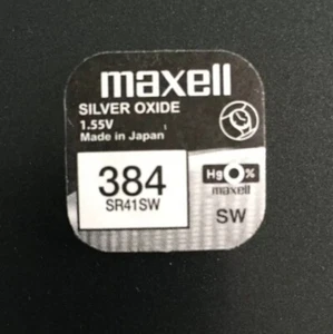 5x Maxell Watch Battery 384 SR41SW For Tag Heuer Tissot Gucci Raymond Weil Guess - Picture 1 of 2