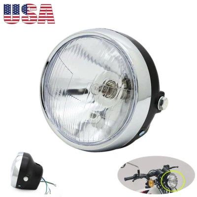 Подходит для Yamaha DT400 DT250 DT175 DT125 DT100 DT80 новый Comp фара лампа США - Изображение 1 из 4