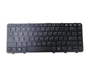 Genuine HP Probook 640 G1 14" Black US QWERTY Keyboard - 738688-001 - Picture 1 of 5