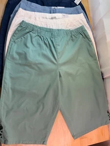 New Women's Croft & Barrow Mid Rise Denim Skimmer Pants Plus Sizes--U Pick!!* - Picture 1 of 12