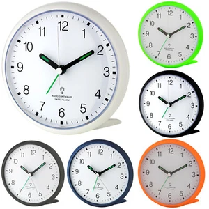 TFA Dostmann 60.1506 analoger Funkwecker lautlos Sweep-Uhrwerk Reisewecker - Bild 1 von 16