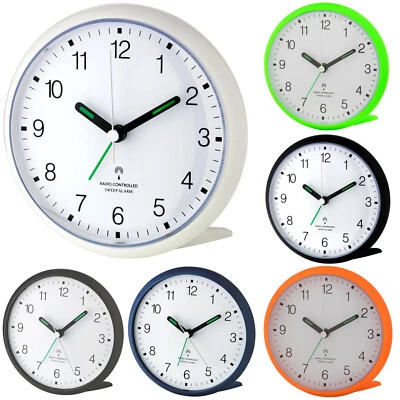 TFA Dostmann 60.1506 analoger Funkwecker lautlos Sweep-Uhrwerk Reisewecker - Bild 1 von 4