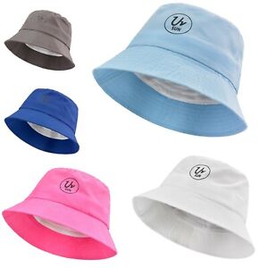 Kids Bucket Hat Junior Boy Girl Children UV UPF 50+ Sun Protection
