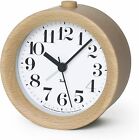 Lemnos Riki Wooden Alarm Clock Natrual WR09-15NT