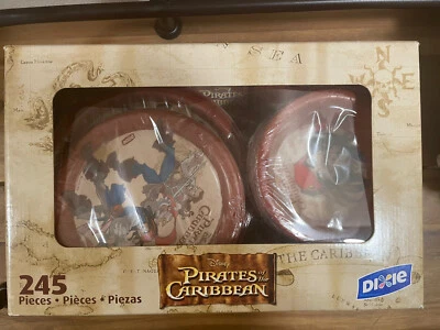 DISNEY pirates of the caribbean party Supplies | Dixie Paper Products | BUNDLE - Image 1 of 4