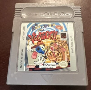 The Ren & Stimpy Show: Veediots Nintendo Game Boy Game 1993, OEM Authentic Works - Picture 1 of 5