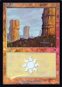 MTG - Invasion - Plains #332 - Foil - Various conditions - Picture 1 of 1