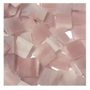 1/2" Rose Pink Mosaic Stained Glass Tiles - Picture 1 of 1