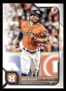 2022 Bowman #35 Jose Altuve Houston Astros