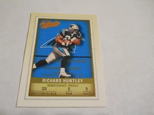 Richard Huntley 194/250 segunda fila Carolina Panthers 2002 Fleer Authenticix - Imagen 1 de 2