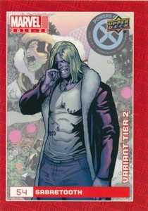 #54 SABERTOOTH 2019-20 2020 Upper Deck Marvel Annual X-MEN VARIANT TIER 2