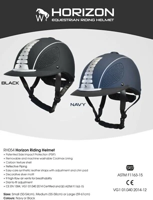 John Whitaker Horizon Reithelmmütze, VG1, ASTM F1163-15