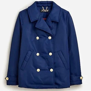 J Crew peacoat puffer jacket - Picture 1 of 9